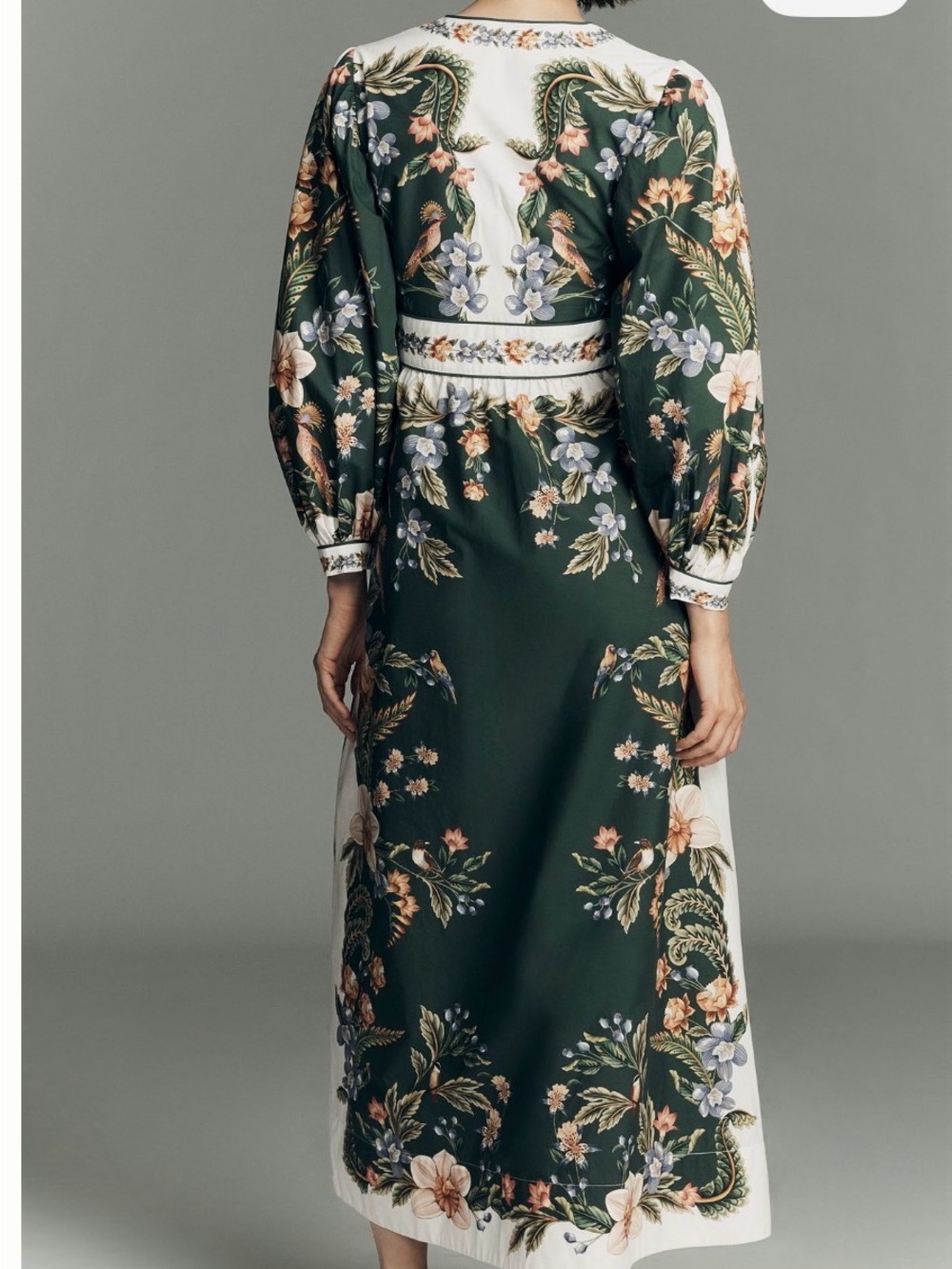 NWT Farm Rio Nature long sleeve maxi dress - Picture 2 of 7